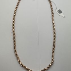 Rose Gold Rope Chain 