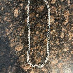 Silver Figaro Chain