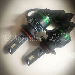 Led Headlights Size 9007 Luces 6000k Bright Glacier White 