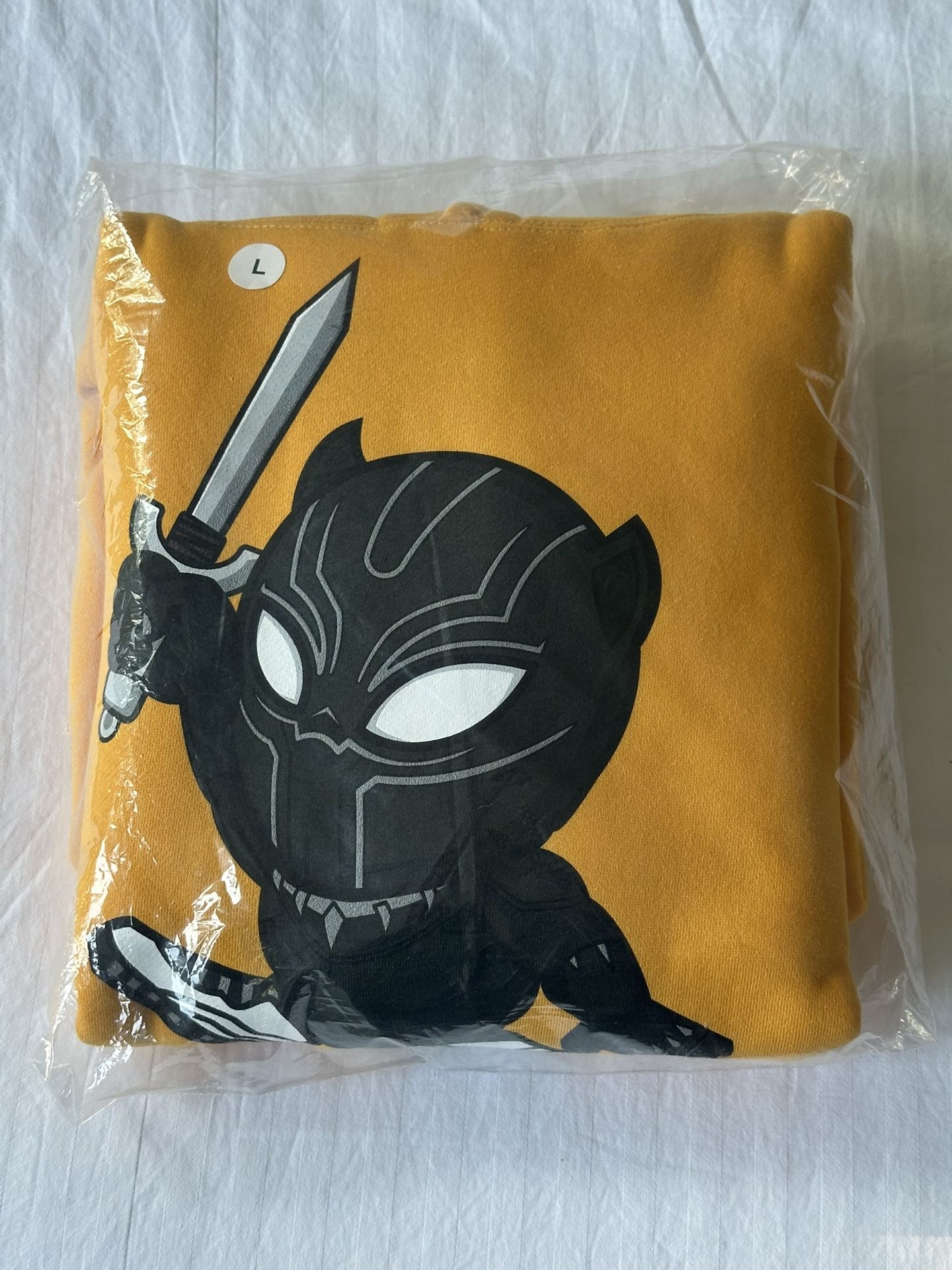 SuperFresh Black Panther Jumpman Hoodie, Gold