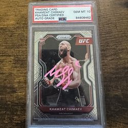 Khamzat Chimaev Rookie Auto