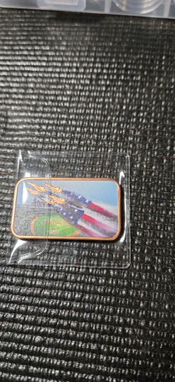 Baseball Stadium Flyover Collectible Copper