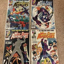 Bronze Age 1984 West Coast Avengers Limited Series Comics 
