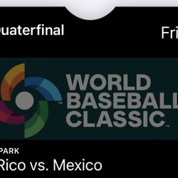 2 Tickets Juego De Hoy PR vs Mexico 