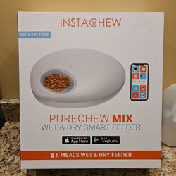 Wet Dry Smart Feeder Cat Dog Food Dish