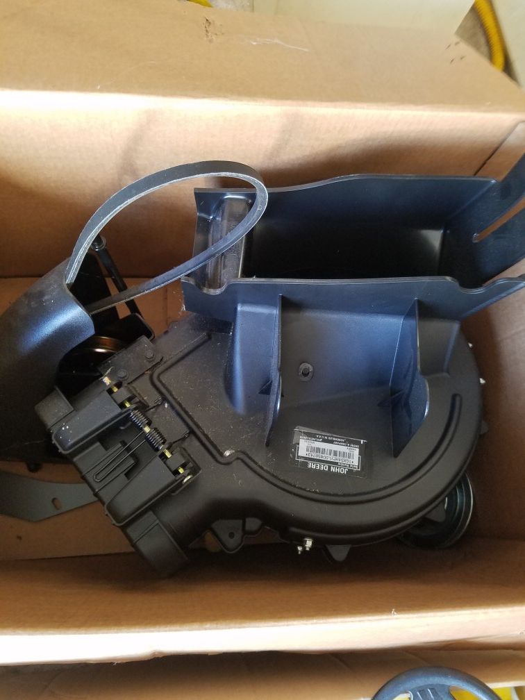 JOHN DEERE MOWER ATTACHMENT POWER FLOW CHUTE BELT BAGGER for Sale in