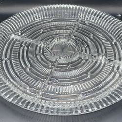 The VTG Anchor Hocking Divided Queen Mary 14" Service Tray 