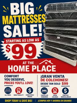 🔥 Big Sale, Brand New Mattresses - We Offer Delivery 🚛