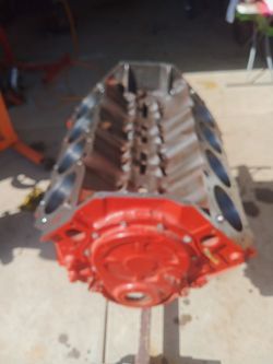 Chevy 454 block standard bore with caps
