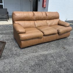 Faux Leather Couch Pullout Bed