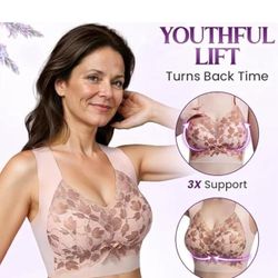Women's Jelly Bra, Seamless Push-up Bra for Plus Sizes, Thin Cups, no Underwire, Full Coverage, T-Shirt Style