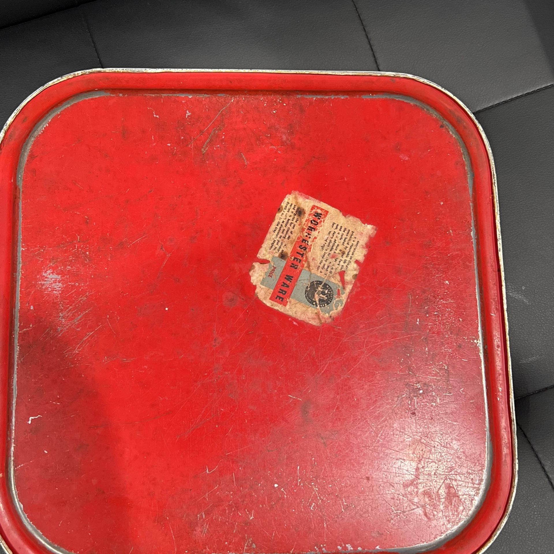 2 Vintage 1964 Worcester Ware Beatles Metal Serving Trays for Sale 