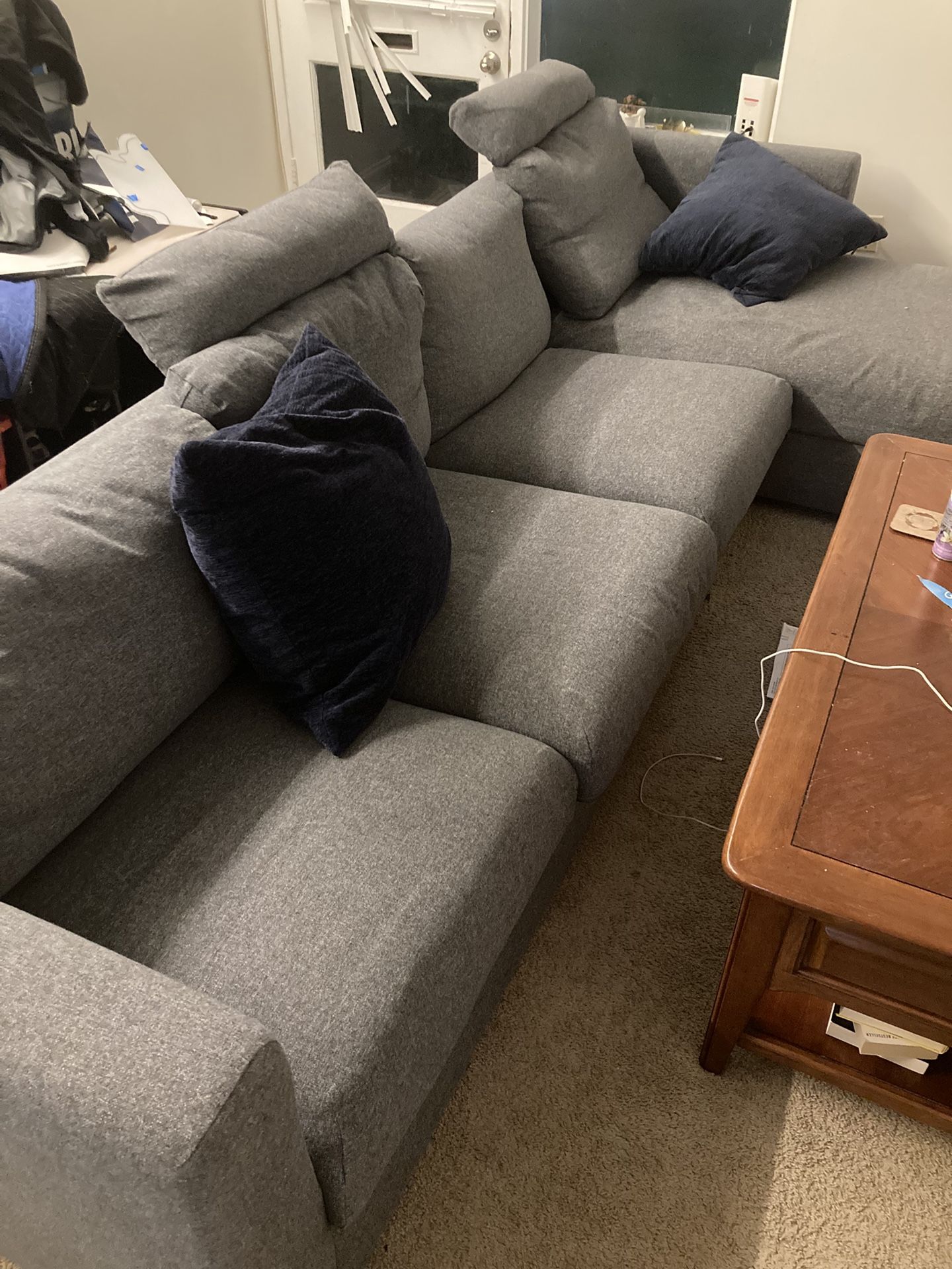 Gray Sectional Couch