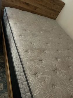 Queen bed/ mattress and bed frame