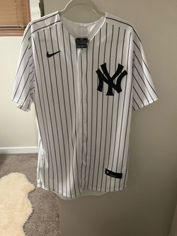 Authentic New York Yankees Elite Flex Base Home Pinstripe Jersey 45 New Condition