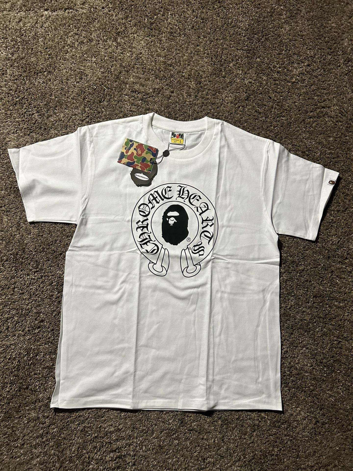 Bape X Chrome Heart Tee Men’s Large