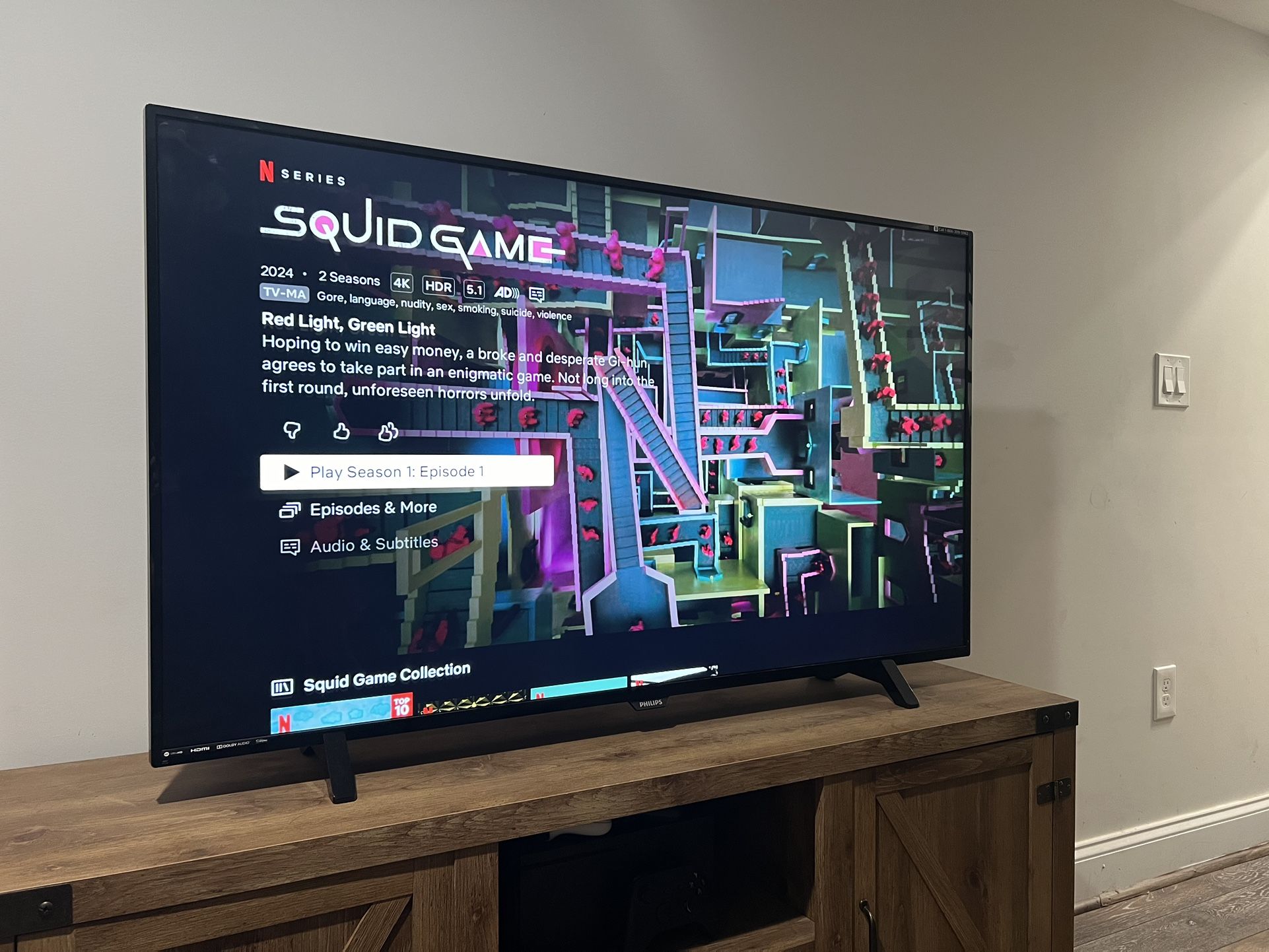 55” Phillips Smart TV