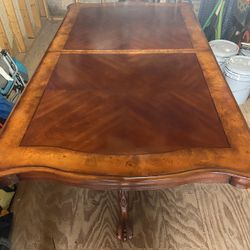 6 Chair Dining Table W/ Extension. 