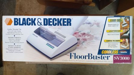 Black & Decker Floor Buster Vacuum SV3000 FloorBuster Vintage