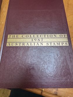 1987 Australian Stamp Book with All Stamps