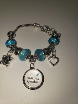 Worlds best grandma bracelet