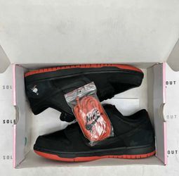 Size 10.5 - Nike Dunk Low SB Black Pigeon. No box