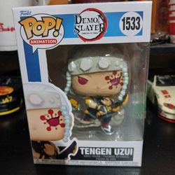 Brand New Demon Slayer Tengen Uzui #1533 Funko Pop 