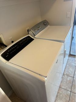 Whirlpool Washer and GE Dryer