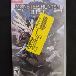Monster Hunter Rise Switch Brand New Factory Sealed