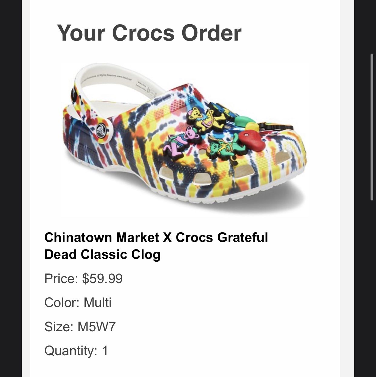 Chinatown market x Crocs