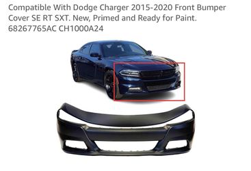Dodge charge front bumper and grill - not coated NEW IN BOX