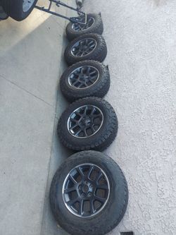 Wrangler and Gladiator wheels and tires