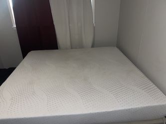 King Size Mattress With Bed frame 