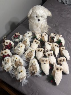 Owl Christmas Ornament Collection – 20+ Pieces