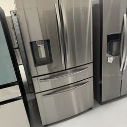 New Fridge Stainless Steel Double Drawer 1 Year Warranty 