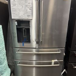 KitchenAid Standard-Depth 26.2-cu ft 4 -Door 36-in Wide French Door Refrigerator