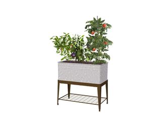 NEW! PANACEA Vintage Galvanized Steel Stand Up Raised Plater Bed
