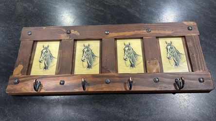 Cowboy style coat/ hat hanger
