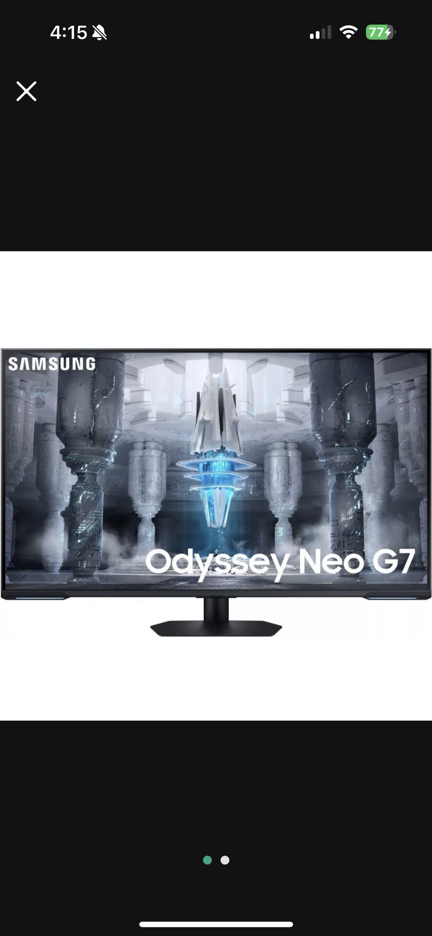 Samsung 43” Neo G7 4k Gaming Monitor