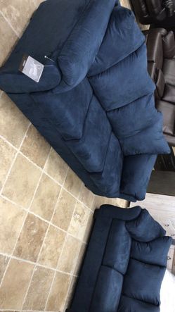 Blue tulip Living Room Set /couch /Sofa /Loveseat