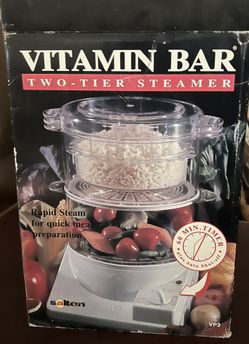 Salton Two Tier Electric Steamer 