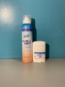 Secret Whole Body Deodorant: Sensitive Deodorant and Body Spray 2pk Bundle