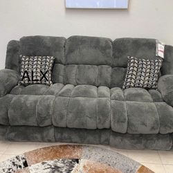 !brand New Ashley Living Room Set Reclining Free Delivery 