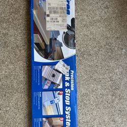 Kreg KMS8000 Precision Trak & Stops Kit - Track Guide for Miter Saw - Woodworking Saw Guide - Miter Saw Accessories - Woodworking Tools 