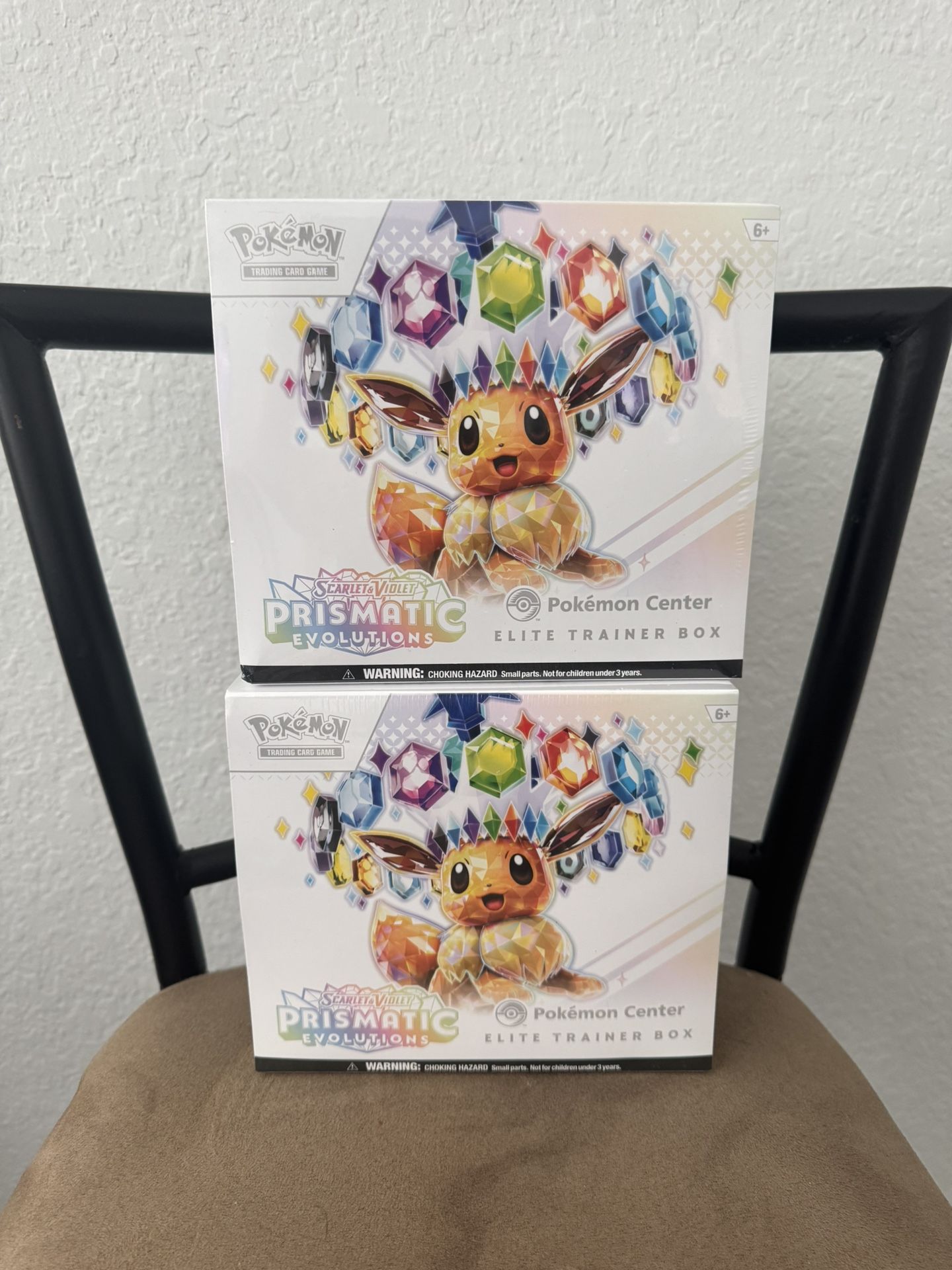 Prismatic Evolutions Pokemon Center ETB Factory Sealed x2