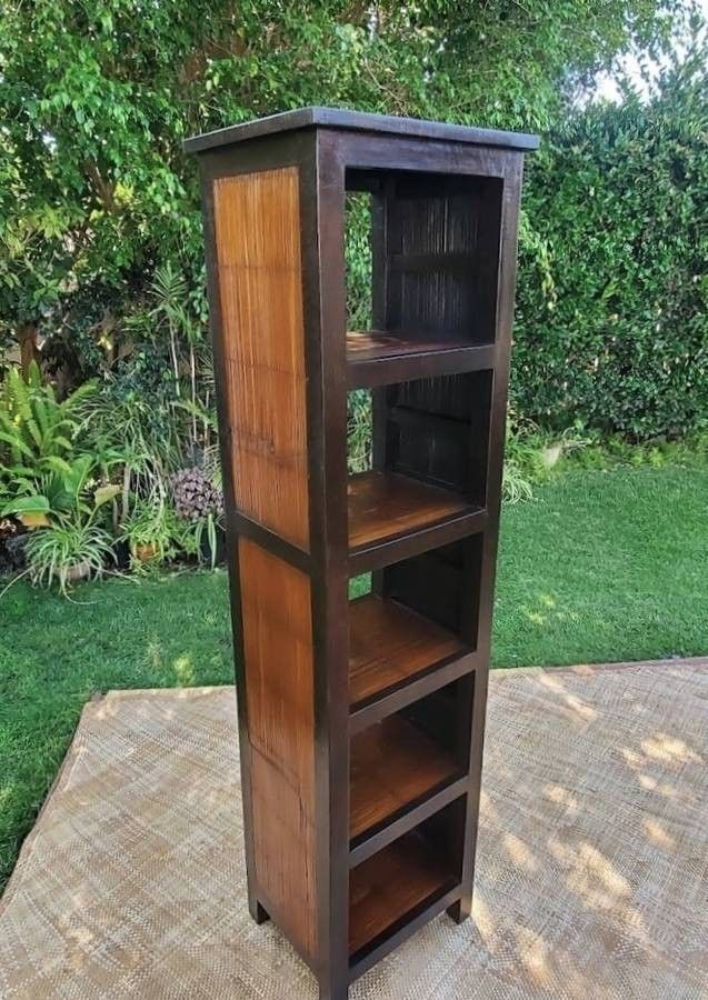 Bamboo Tower Shelf 