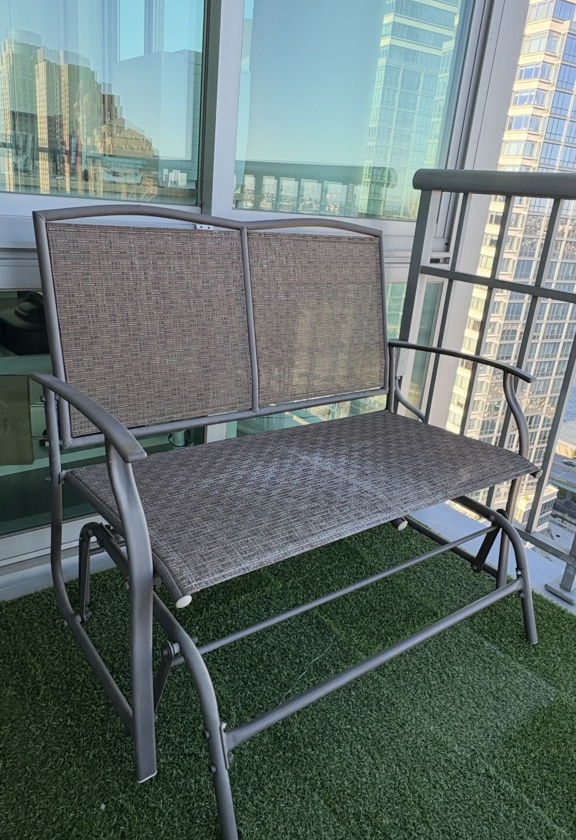 Two-Seater Outdoor Swinging Bench