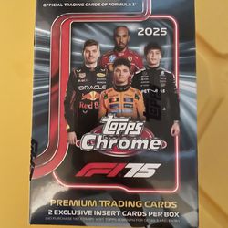 Topps chrome f1 blaster formula 1 racing