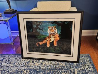 LSU Mike the Tiger Silkscreen by George Rodrigue (signed)