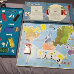 Risk Continental Game ORIGINAL Board Game Vintage Parker Brothers 1959